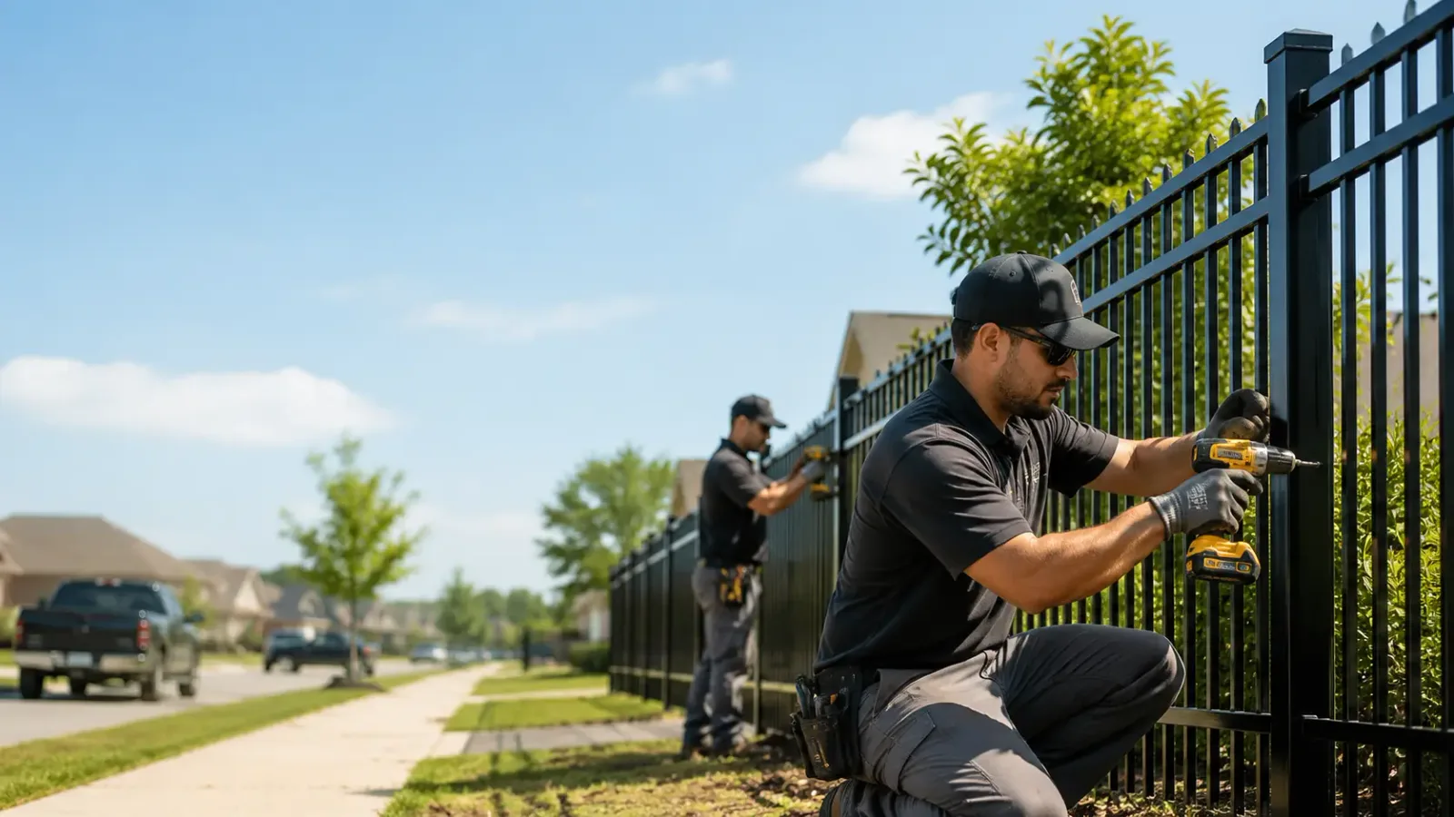 Metal Fence Installation in Victory Mills, NY